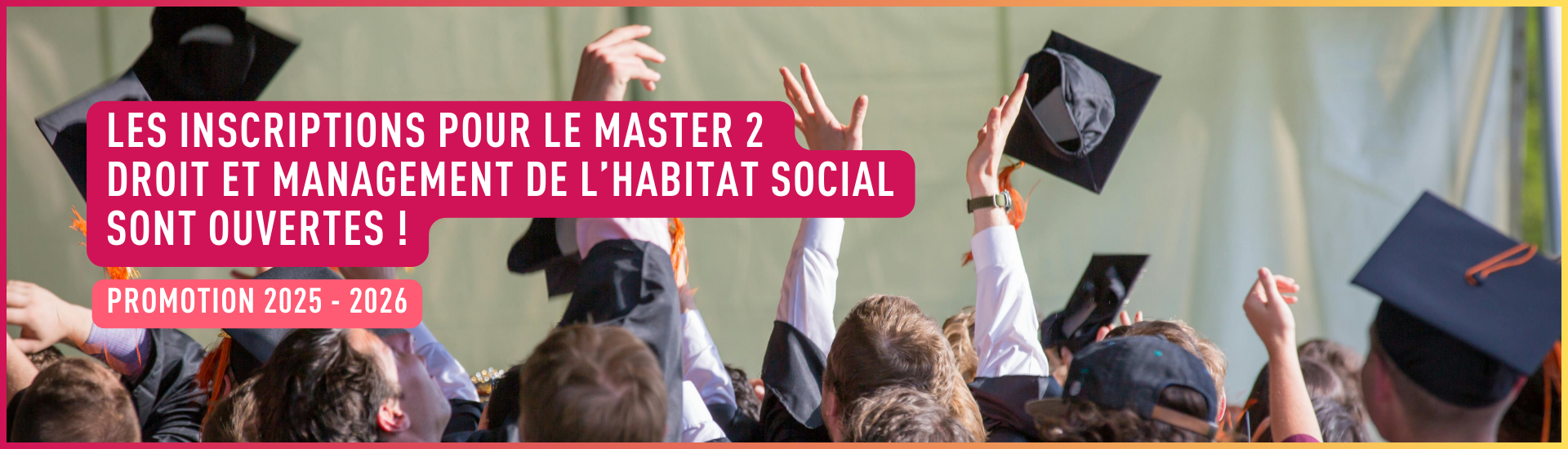 Master 2 Droit et Management de l’habitat social avec l'Université Paris 1 Panthéon – 2025 2026